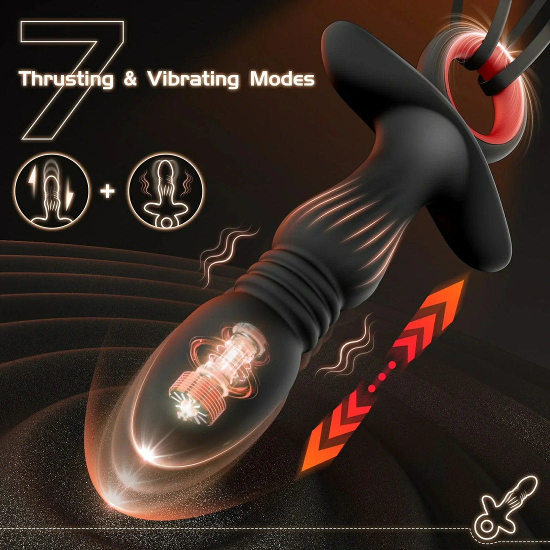 AGOX 7 Thrusting 7 Vibrating Prostate Massager