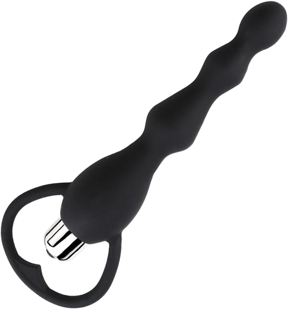 PULLZA Vibrating Butt Plug with Finger Loop