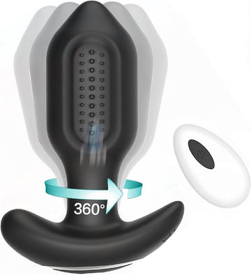 VIBRAWS Rotating Vibrating Butt Plug