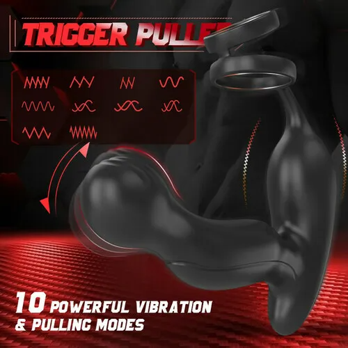 DUALJOYZ 10 Vibrating Pulling Prostate Massager